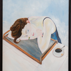 Pause Café Genevieve franoux peinture